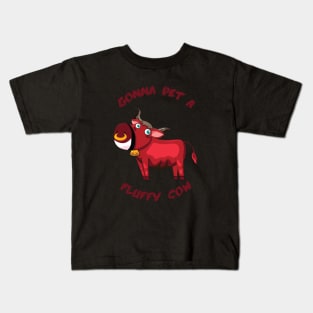 Fluffy cow Kids T-Shirt